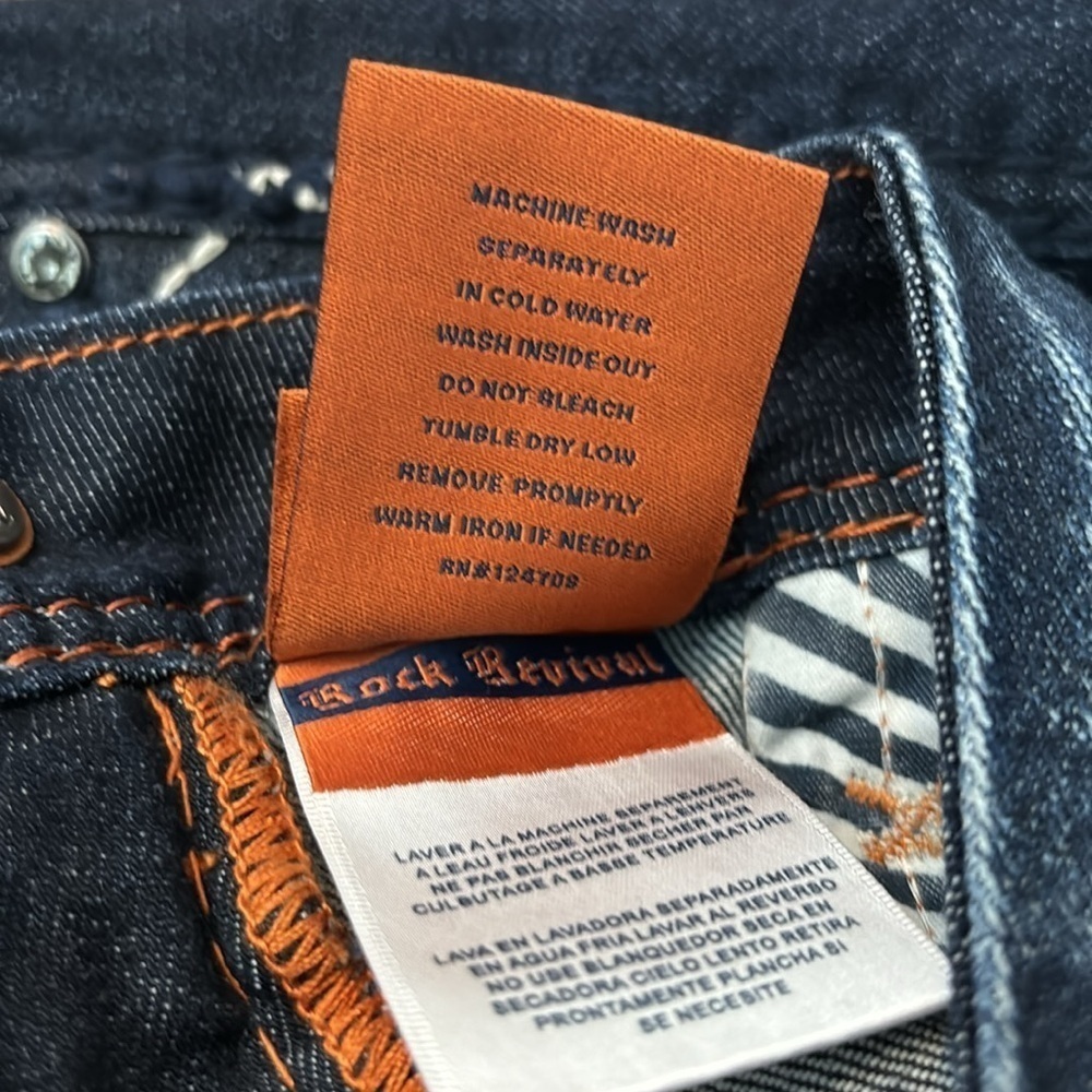 New ROCK REVIVAL Charlotte Capri Jeans Size 31 - Picture 7 of 13